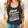 Never Underestimate a Public School Teacher Public Education Flowy Tank, gift for family, gift for coworker Never Underestimate a Public School Teacher Public Education Flowy Tank, gift for family, gift for coworker