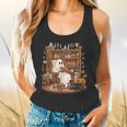 Vintage Ghost Book Reading Pumpkin Gothic Halloween Teachers Flowy Tank, gift for family, gift for coworker Vintage Ghost Book Reading Pumpkin Gothic Halloween Teachers Flowy Tank, gift for family, gift for coworker