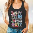 Why Fit In Doctor Teacher Cat In Hat Cool Autism Awareness Men Women Kids Flowy Tank, gift for family, gift for coworker Why Fit In Doctor Teacher Cat In Hat Cool Autism Awareness Men Women Kids Flowy Tank, gift for family, gift for coworker