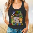 Wild About Teaching Safari Jungle School Teacher Flowy Tank, gift for family, gift for coworker Wild About Teaching Safari Jungle School Teacher Flowy Tank, gift for family, gift for coworker
