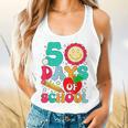 50 Days Of School Teacher Happy 50th Day Of School Kids Flowy Tank, gift for family, gift for coworker