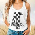 Checkered Fourth Grade Back To School Teachers Students Flowy Tank, gift for family, gift for coworker Checkered Fourth Grade Back To School Teachers Students Flowy Tank, gift for family, gift for coworker