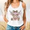 Cute Floral Highland Cow Back To School For Women Teacher Flowy Tank, gift for family, gift for coworker Cute Floral Highland Cow Back To School For Women Teacher Flowy Tank, gift for family, gift for coworker
