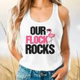 Our Flock Rocks Flamingo Mother's Day Teacher Flowy Tank, gift for family, gift for coworker Our Flock Rocks Flamingo Mother's Day Teacher Flowy Tank, gift for family, gift for coworker
