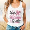 Hello Second Grade First Day Of School Coquette Teacher Girl Flowy Tank, gift for family, gift for coworker
