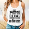 High School Teacher Personalized Flowy Tank, gift for family, gift for coworker