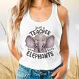 Just a Teacher Who Loves Elephants Elephant Lover Educator Flowy Tank, gift for family, gift for coworker Just a Teacher Who Loves Elephants Elephant Lover Educator Flowy Tank, gift for family, gift for coworker