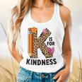 K Is For Kindness Unity Day Teacher Kids Flowy Tank, gift for family, gift for coworker