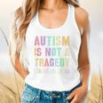 Kids AUTISM IS NOT A TRAGEDY IGNORANCE IS Proud Teacher Crew Flowy Tank, gift for family, gift for coworker