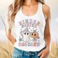 Kindergarten Boo Crew Halloween Floral Ghost Kinder Teacher Flowy Tank, gift for family, gift for coworker Kindergarten Boo Crew Halloween Floral Ghost Kinder Teacher Flowy Tank, gift for family, gift for coworker