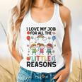 Love Job For Little Reasons Daycare Teacher Graphic Flowy Tank, gift for family, gift for coworker Love Job For Little Reasons Daycare Teacher Graphic Flowy Tank, gift for family, gift for coworker
