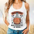 Mad Scientist Pumpkin Science Teacher Halloween Costume Kids Flowy Tank, gift for family, gift for coworker