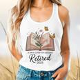Retired 2025 A New Chapter Begins Retirement Teacher Book Flowy Tank, gift for family, gift for coworker Retired 2025 A New Chapter Begins Retirement Teacher Book Flowy Tank, gift for family, gift for coworker