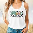 Retro Checkered Music Therapist Squad Music Therapy Teacher For Men Women Flowy Tank, gift for family, gift for coworker Retro Checkered Music Therapist Squad Music Therapy Teacher For Men Women Flowy Tank, gift for family, gift for coworker