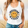 Special Education Teacher Autism Awareness Inclusion Matters Flowy Tank, gift for family, gift for coworker
