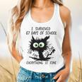 I Survived 67 Days Of School Teachers Students Humor Flowy Tank, gift for family, gift for coworker I Survived 67 Days Of School Teachers Students Humor Flowy Tank, gift for family, gift for coworker