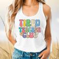 Tired Teachers Club Groovy Teachers Back To School Flowy Tank, gift for family, gift for coworker Tired Teachers Club Groovy Teachers Back To School Flowy Tank, gift for family, gift for coworker