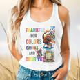 Turkey Thanksgiving Art Teacher Costume Tee For Artists Flowy Tank, gift for family, gift for coworker