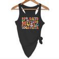 100 Days Of School Music Teacher Flowy Tank, novelty gifts, funny gifts 100 Days Of School Music Teacher Flowy Tank, novelty gifts, funny gifts