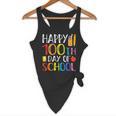 100 Days Of School Teacher And Student Flowy Tank, novelty gifts, funny gifts