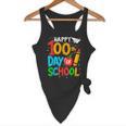 100th Day Of School Teachers Kids Happy 100 Days Flowy Tank, novelty gifts, funny gifts
