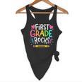 1st Grade Teacher Flowy Tank, novelty gifts, funny gifts
