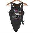 60 Year Old Math Teacher Square Root Of 3600 60th Birthday Flowy Tank, novelty gifts, funny gifts