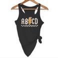 ABCD Back In Class First Day Back To School Teacher Student Flowy Tank, novelty gifts, funny gifts