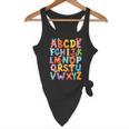 Alphabet A-Z ABC Kids Back To School Pre K Teachers Flowy Tank, novelty gifts, funny gifts Alphabet A-Z ABC Kids Back To School Pre K Teachers Flowy Tank, novelty gifts, funny gifts