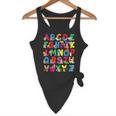 Alphabet Animals ABCs Zoo Kids Boys Girls Teacher Flowy Tank, novelty gifts, funny gifts