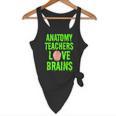 Anatomy Teachers Love Brains Halloween Teacher Costume Shirt Flowy Tank, novelty gifts, funny gifts
