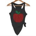 Apple Dot Pattern Art Teacher Appreciation Men Women Humor Flowy Tank, novelty gifts, funny gifts