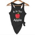 A Is For Apple Toddler Kindergarten Preschool Teacher Flowy Tank, novelty gifts, funny gifts A Is For Apple Toddler Kindergarten Preschool Teacher Flowy Tank, novelty gifts, funny gifts