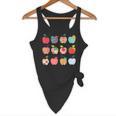 Art Apples Back To School For Teacher Student Flowy Tank, novelty gifts, funny gifts