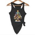 Art Christmas Tree Merry Christmas Artist Art Teacher Flowy Tank, novelty gifts, funny gifts
