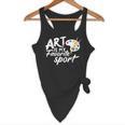 Art Is My Favorite Sport Artist Art Lover Teacher Flowy Tank, novelty gifts, funny gifts