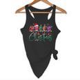 ASL Christmas Buffalo Plaid Teacher American Sign Language Flowy Tank, novelty gifts, funny gifts ASL Christmas Buffalo Plaid Teacher American Sign Language Flowy Tank, novelty gifts, funny gifts