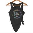 Autism Awareness Accept Adapt Advocate Autism Mom Teacher Flowy Tank, novelty gifts, funny gifts