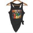 Back To School Hooray It's Art Day Art Teacher Artist Flowy Tank, novelty gifts, funny gifts Back To School Hooray It's Art Day Art Teacher Artist Flowy Tank, novelty gifts, funny gifts