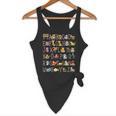 Back To School Kindergarten Teacher ABCs Animals Alphabet Flowy Tank, novelty gifts, funny gifts Back To School Kindergarten Teacher ABCs Animals Alphabet Flowy Tank, novelty gifts, funny gifts