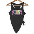 Back To School Neon Checkered First Grade Colorful Teacher Flowy Tank, novelty gifts, funny gifts Back To School Neon Checkered First Grade Colorful Teacher Flowy Tank, novelty gifts, funny gifts