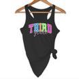 Back To School Neon Checkered Third Grade Colorful Teacher Flowy Tank, novelty gifts, funny gifts Back To School Neon Checkered Third Grade Colorful Teacher Flowy Tank, novelty gifts, funny gifts