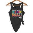 Battery Life Of a Teacher Shirt Thanksgiving Teacher Flowy Tank, novelty gifts, funny gifts