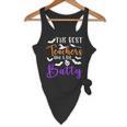 The Best Teachers Are A Bit Batty Teacher Bat Halloween Flowy Tank, novelty gifts, funny gifts
