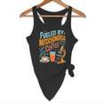 Biology Teacher Science Fueled By Mitochondria Coffee Flowy Tank, novelty gifts, funny gifts