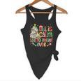 Book Tree All Is Calm Said No Teacher Ever Christmas Flowy Tank, novelty gifts, funny gifts Book Tree All Is Calm Said No Teacher Ever Christmas Flowy Tank, novelty gifts, funny gifts