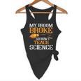 My Broom Broke So Now I Teach Science Teacher Halloween Flowy Tank, novelty gifts, funny gifts My Broom Broke So Now I Teach Science Teacher Halloween Flowy Tank, novelty gifts, funny gifts