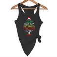 All Is Calm Said No 1st Grade Teacher Ever Christmas Teacher Flowy Tank, novelty gifts, funny gifts