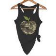 Camo Apple Camouflage Clothing School Student Camo Teacher Men Women Kids Flowy Tank, novelty gifts, funny gifts
