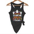 You Can't Scare Me I'm A Substitute Teacher Shirt Halloween Flowy Tank, novelty gifts, funny gifts
